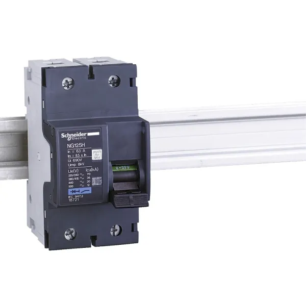  | Автоматический выключатель, серия NG125 H, 2p, 20А, кривая C, 36кА, Schneider Electric