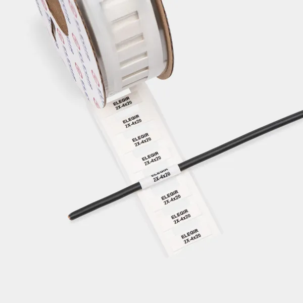 21504210  | Маркер плоский MFSS-2X-4-20/1-W белый (уп. 900 шт.), Elegir 