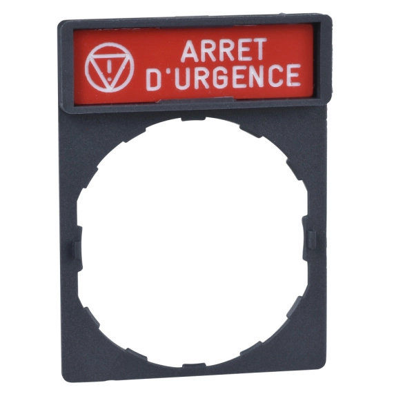 ZBY2130 Маркировка ARRET D'URGENCE, Schneider Electric 