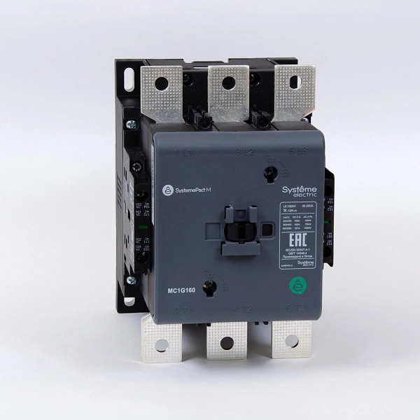 MC1G160M5 | КОНТАКТОР MC1G 3P 160A 2НО+2НЗ 220V 50ГЦ, Systeme Electric
