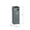ATV610D55N4 | Преобразователь частоты, серия ATV610, 45/55 кВт, 88/120 А, перегрузка 150/110 %, 380 В, Schneider Electric