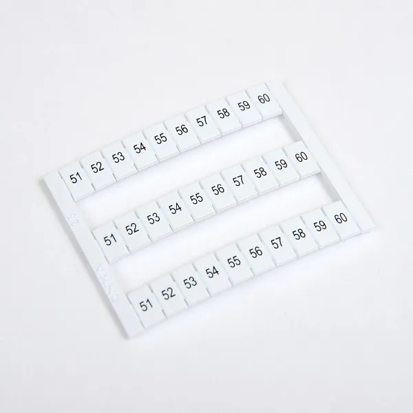 1060382 OD10-2,5 | Горизонт. марк-ка (51-60), для MRK 2,5. MRK 4S. OPK 2,5. OPK 4S. 1 лист - 30 шт., Onka 