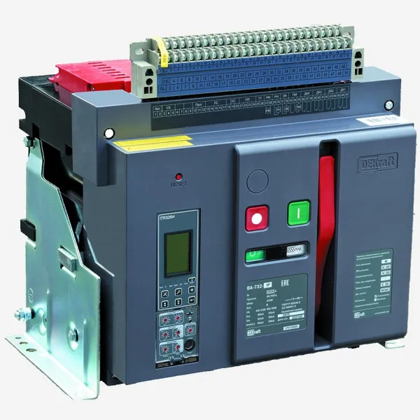 27032DEK | Воздушный авт. выключатель стационарный 3P 2000А 80кА расцепитель Н ВА-732, Dekraft