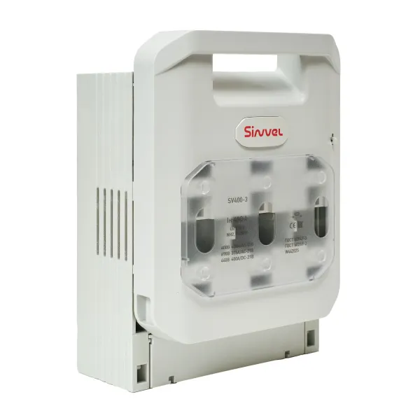 SV400-3 | Горизонтальный ПВР, 400 A, NH2, 3P, монтаж на плату, М10 винты, Sinvel 