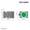 667584 | Кнопка упр. NP8-10BND/3 подсветка, самовозв, зеленый, AC110-230В(LED), 1НО, IP65 (Аналог ch667251), Chint