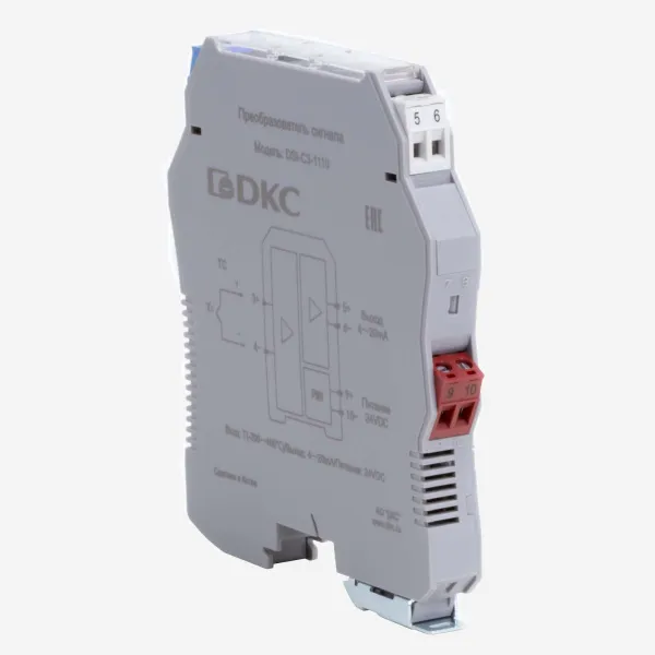 dkcDSI-C3-1110 | Преобразователь сигнала DSI, 1 вход TC тип T, 1 выход 4…20 мА, DKC