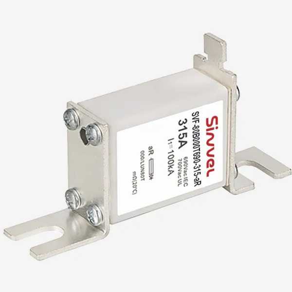SVF-80B000T690-50-aR | Предохранитель, 50 А, 690 В AС, aR, ножи под болт, габ 000, монт расст 80 мм, Sinvel 