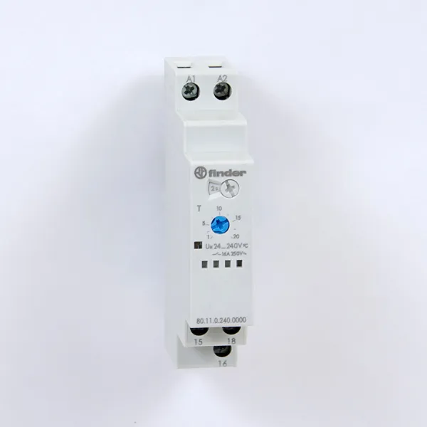 801102400000 | Таймер 80 серии, функция AI, 1 СО, питание 24…240В АС/DC, Finder
