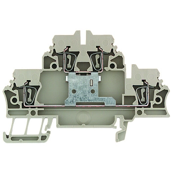 1689990000 | Пружинная клемма 2.5кв.мм ZDK 2.5V, (уп.-50шт.), Weidmuller