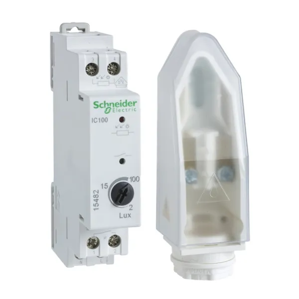 15482 | Сумеречный выключатель IC100 + настенный датчик, Schneider Electric