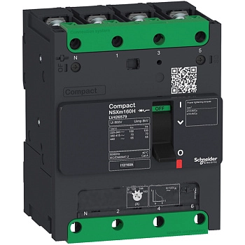 LV426370 | Автоматический выключатель NSXm 16F TM-D 4P4d 16A 36кА, Schneider Electric
