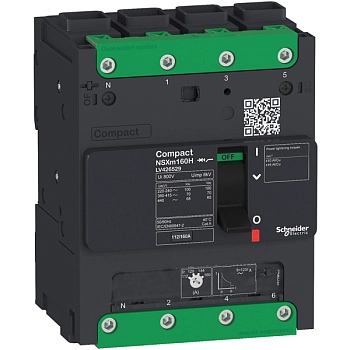 LV426122 | Автоматический выключатель NSXm 32E TM-D 4P4d 32A 16кА Elink, Schneider Electric