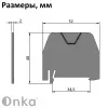 1060051 | Разделитель клеммных групп для MRK (2,5-10) (серый), 0582, Onka