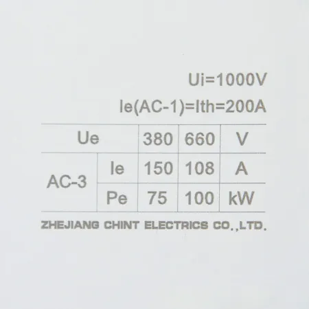 671398 | Контактор NC2-150 150А 230В/АС3 50Гц, Chint