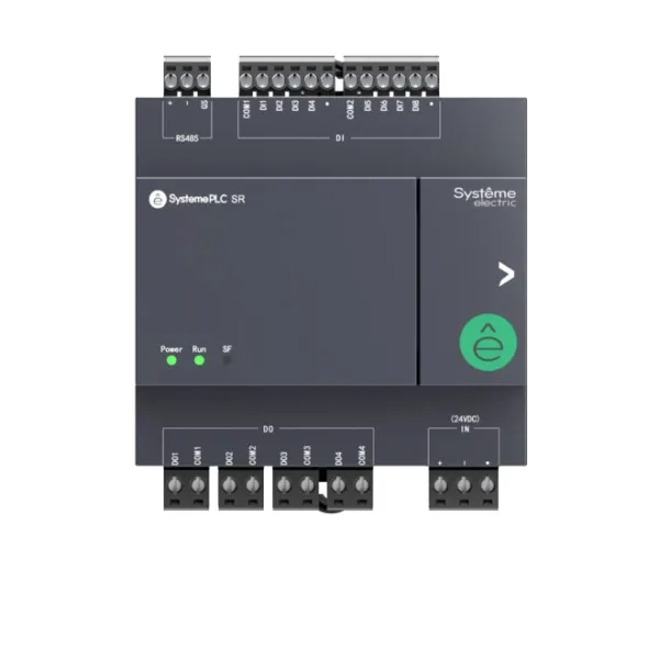 ZR1PB00BD | Интеллектуальное реле SR1; 24 VDC; 12 IO: 8 DI, 4 DO (реле); 1xRS485, Systeme Electric