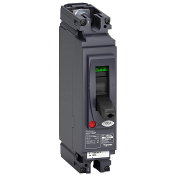 LV438587 | Автоматический выключатель NSX100M TM-D 1P1d 50A 85кА, Schneider Electric
