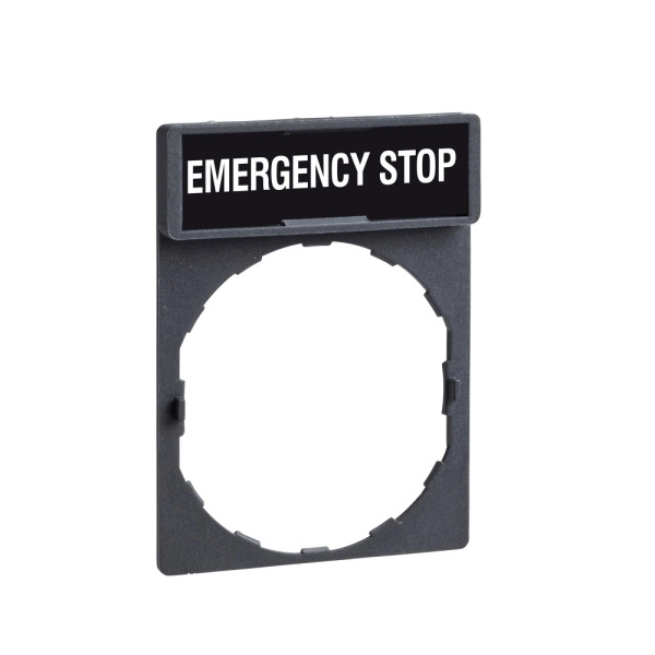ZBY2330 Этикетка EMERGENCY STOP, Schneider Electric 