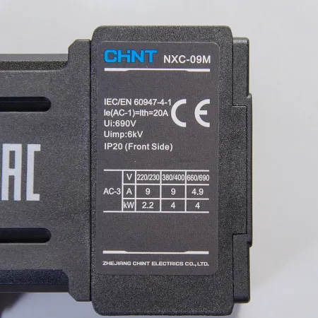 836576 | Контактор NXC-09M10 220AC 1НО 50/60Гц, Chint