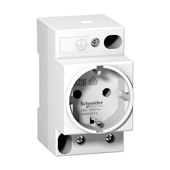 A9A15310 | Розетка щитовая на DIN-рейку 250В, 16A, Schneider Electric