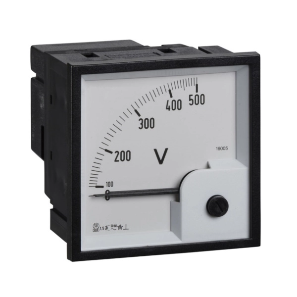 16005RU | Щитовой вольтметр 72х72 мм, Schneider Electric
