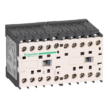 LC2K06105B7 | Контактор реверсивный, серия Tesys K, 3P, 6 А, AC3, 1 НО, 24В AC, На печатную плату, Schneider Electric