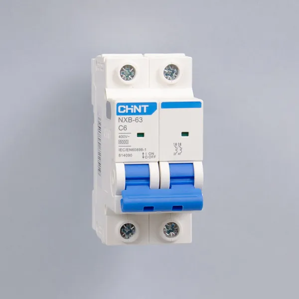 814090 | Автоматический выключатель NXB-63 2P 6А 6кА характеристика C, Chint