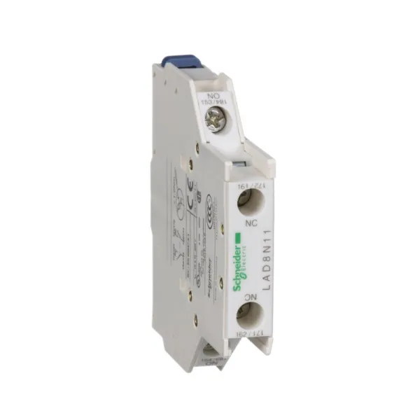 LAD8N11 | Блок дополнительных контактов, 1 НО + 1 НЗ, боковой монтаж, Schneider Electric