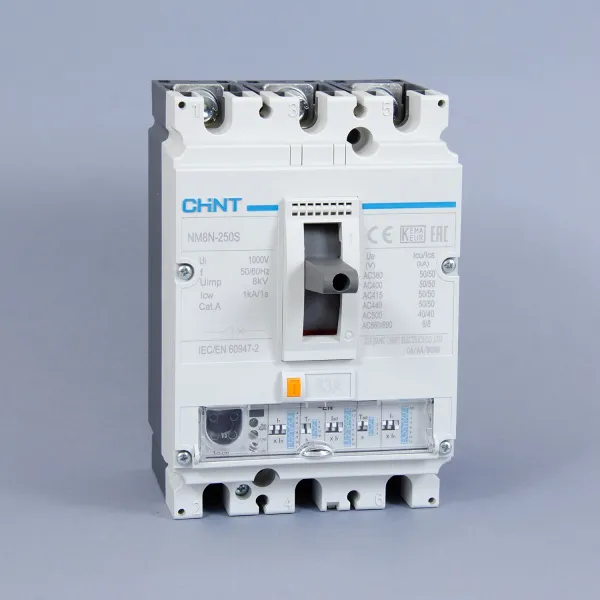 271332 | Автоматический выключатель NM8N-250S EN 3P 63А 50кА с электронным расцепителем, Chint