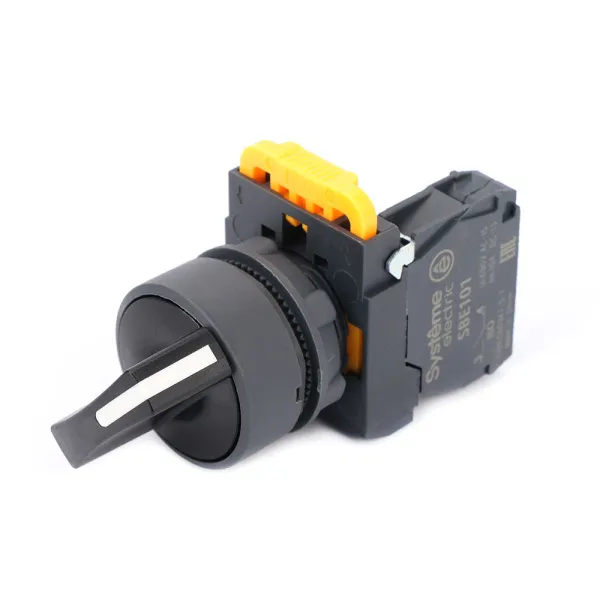 SB5AD21 | Переключатель 2-позиционный, фиксация, 1НО, Systeme Electric