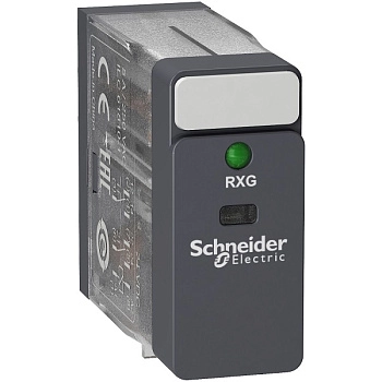 RXG23F7 | Миниатюрное реле, серия RXG, 120В AC, 5А, 2CO, светодиод, Schneider Electric