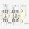 269709 | Внешние выводы FCP22-M8 для переднего присоединения NM8N-250 4P  (8 штук), Chint