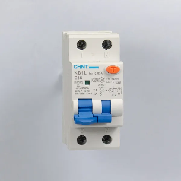 203107 | АВДТ NB1L 1P+N C16 30мА тип AС 10кА, электромеханический, Chint