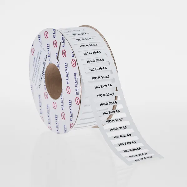 419304602  | Маркер для контейнеров HIC-R-30-4,6-W, форма под конус (рулон 2500 шт.), Elegir 