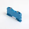 1020037 | Клеммник пружинный быстрозажимной (Push in), 6мм.кв. (синий), 1525, Onka