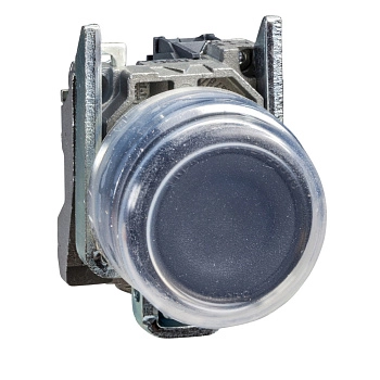 XB4BP21EX | Кнопка c защитным колпачком без подсветки с возвратом, чёрная, 1НО, ATEX, Schneider Electric