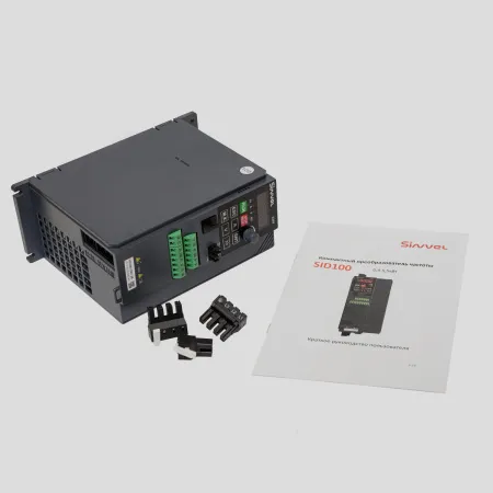 SID100-2R2-2B | Преобразователь частоты SID100, 2,2кВт - 150%, 1ф/3ф 220В, тормозной модуль, Sinvel