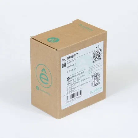 MC1E09M7 | КОНТАКТОР MC1E 3P 9A НО+НЗ 220V/230V 50/60ГЦ (LC1E0910M5), Systeme Electric