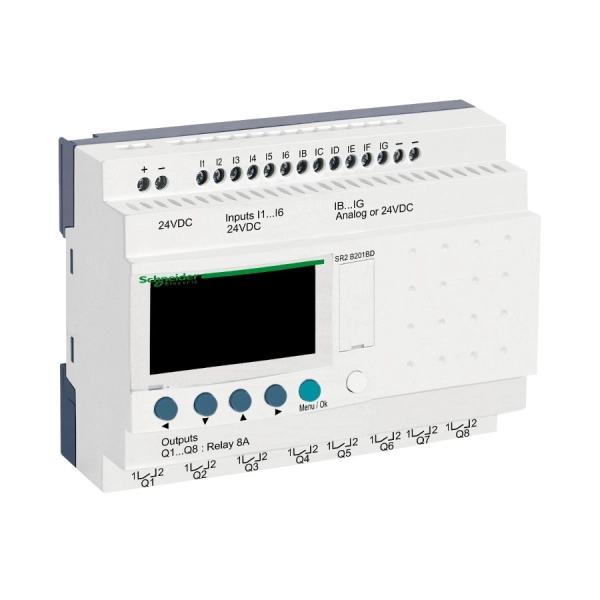 SR2B201FU | Интеллектуальное реле Zelio logic, Schneider Electric
