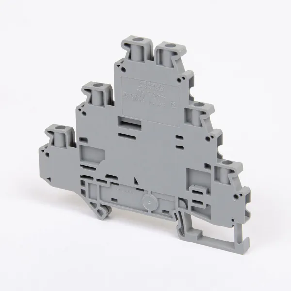3214259 UT 2,5-3L | Проходная клемма 3-х ярусная UT 0,14…4мм², 24 А винтовой зажим, Phoenix Contact 