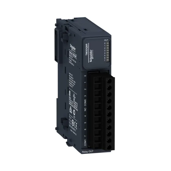 TM3DQ8R | ДИСКРЕТНЫЙ МОДУЛЬ РАСШИРЕНИЯ ТМ3- 8 ВЫХОДОВ РЕЛЕ, Schneider Electric