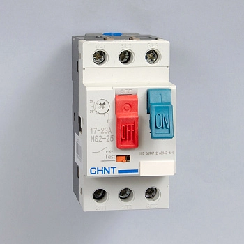 ch495084 | Автоматический выключатель защиты двигателя NS2-25 17-23А, Chint