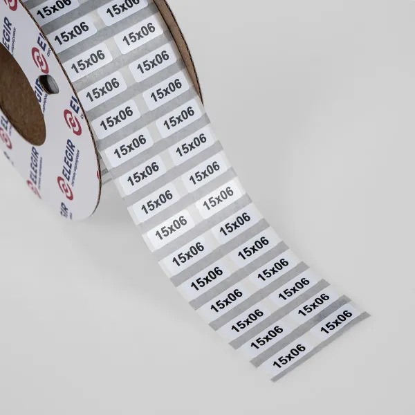 11615060  | Маркировочная наклейка NPP-15х06-W белая (рулон - 6000 шт.), Elegir 