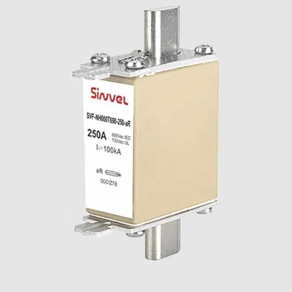 SVF-NH2T690-315-aR | Предохранитель, 315 А, 690 В AС, aR, габарит 2, ножи, Sinvel 