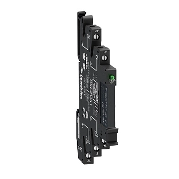 RSL1PVPU | Реле с колодкой в сборе, серия RSL, 230В AC/DC, 6А, 1CO, светодиод, Schneider Electric