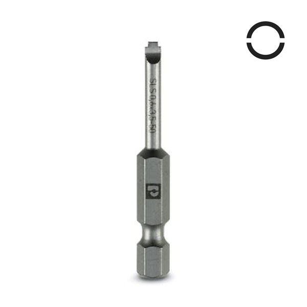 PC1212605 | Отверточный бит со шлицем, ступенчатый SF-BIT-SLS 0,6X3,5-50, (уп-5шт.), Phoenix Contact