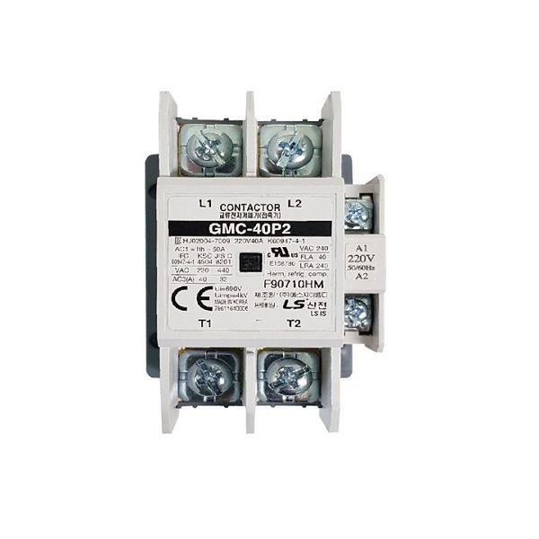 1230005900 | Контактор, серия GMC, 2P, 40 А, управление 220В AC, LSis