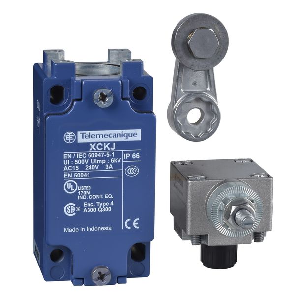 XCKJ10513H29 | Концевой выключатель ролик, 1НО+1НЗ, металл, M20, Schneider Electric