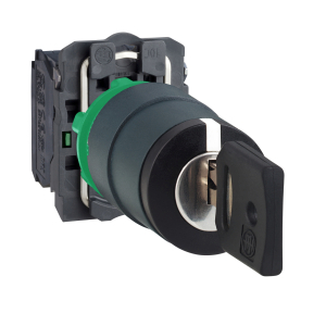 XB5AG03 | Переключатель с ключом 3 положения с фиксацией, 2НО, Schneider Electric