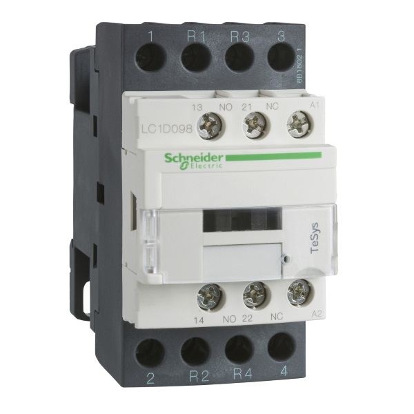 LC1D128P7 | Контактор, серия Tesys D, 4P(2 НО+ 2НЗ), 25 А, AC1, 1 НО +1 НЗ, 230В AC, Под винт, Schneider Electric