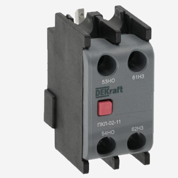 22172DEK | Приставка контактная лицевой установки 2НЗ ПКЛ-02, Dekraft